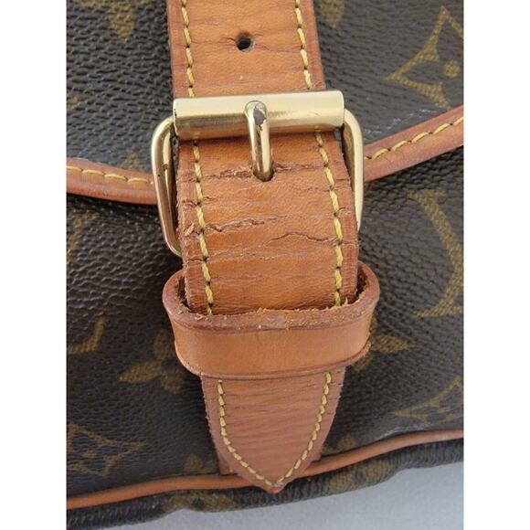 Louis Vuitton Saumur Shoulder Bag 30 Brown Monogram Canvas AR0915 - Picture 12 of 15
